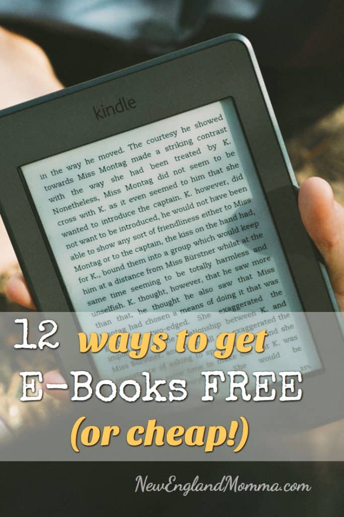 12 ways to get e-Books Free or cheap