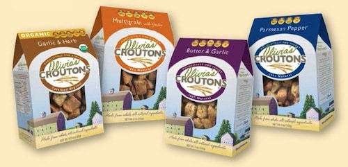 My favorite croutons - Olivia's Crouton made from New Haven, VT. 