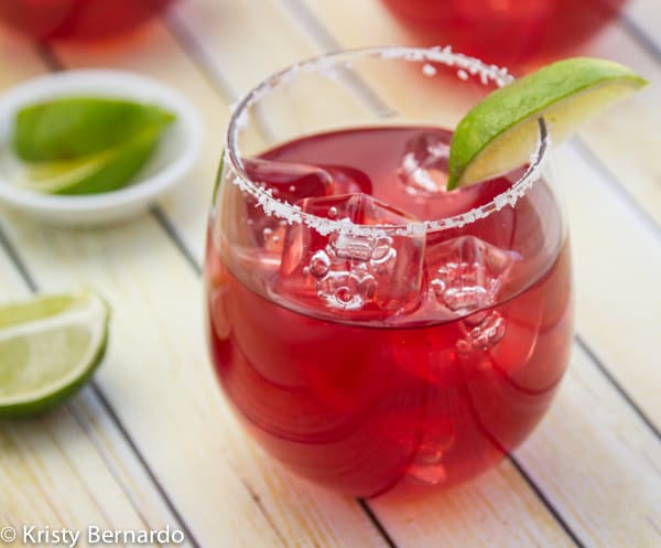 A fun drink anytime of the year Pomegranate Margarita - make it by the pitcher!