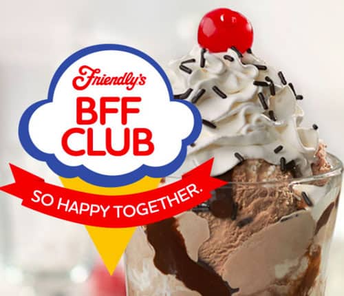 Sign up for exclusive perks and 25% off your next visit to Friendly's! 