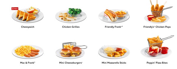 $1.99 Kid Meals M-F 4pm to Close at Friendly's Always include Ice Cream! - What's not to love? 