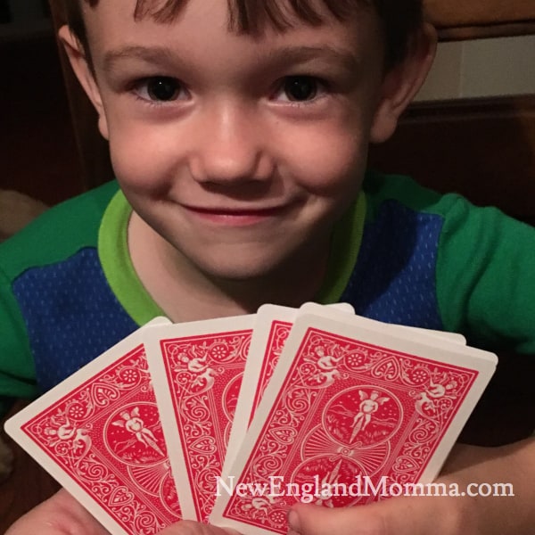 Pick up a deck of cards and play any of these 6 games with your kids. Sure to be a hit!